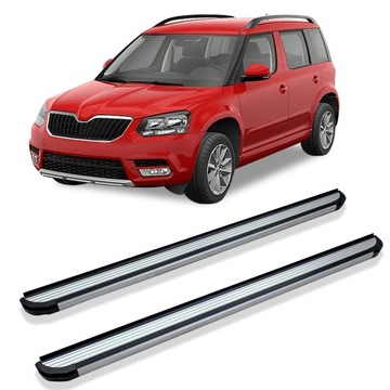 Пороги бокове пороги автомобільне skoda yeti 2012-2017 по faceliftingu