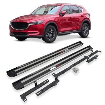 Mazda cx-5 2017+ пороги бокове пороги накладки